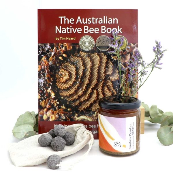 Bee Friendly Gift Bundle: Book, Bee Seed Balls, Honey Fashion