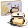 Appetito Stainless Steel Butter Dish Online