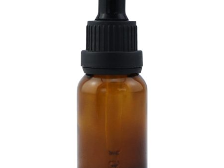 Amber Glass Bottle with Black Dropper 15ml Online Hot Sale