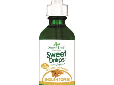 Sweet Leaf Liquid Stevia Drops English Toffee 60ml For Discount