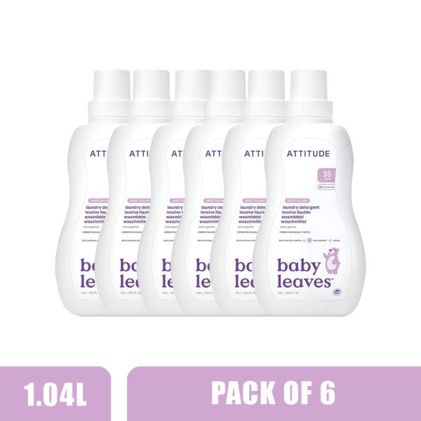 ATTITUDE Laundry Liquid - 35 loads Sweet Lullaby Pack of 6 (1.04L each) Online now