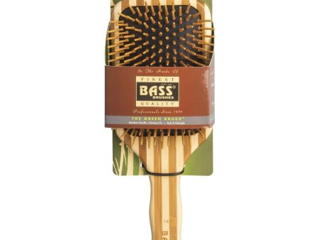 Bass Brushes Bamboo Wood Hair Brush Large Square Paddle For Discount