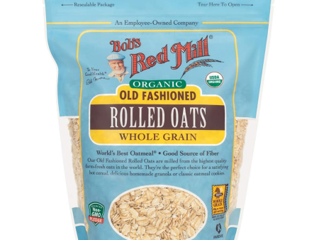 BOB S RED MILL Organic Whole Fashioned Rolled Oats Whole Grain, 454g Online now