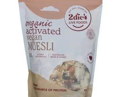 2Die4 Live Foods Organic Activated Muesli 600g Online Hot Sale