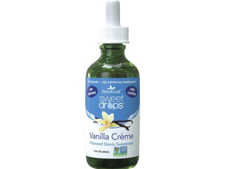 Sweet Leaf Sweet Drops Stevia Liquid Vanilla Creme 60ml Online