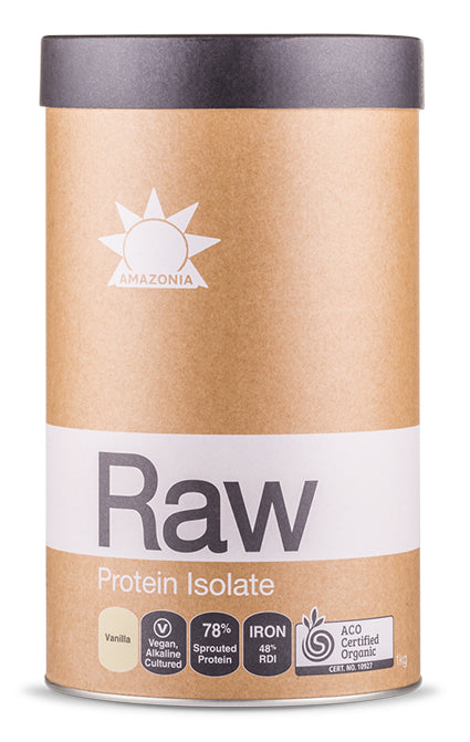 Amazonia Raw Protein Isolate Vanilla 1kg Online Sale