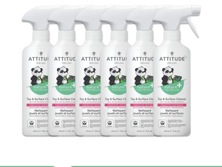 ATTITUDE Toy & Surface cleaner - Pack of 6 (475ml each) Supply