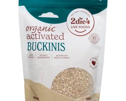 2Die4 Live Foods Organic Activated Buckinis 300g Discount