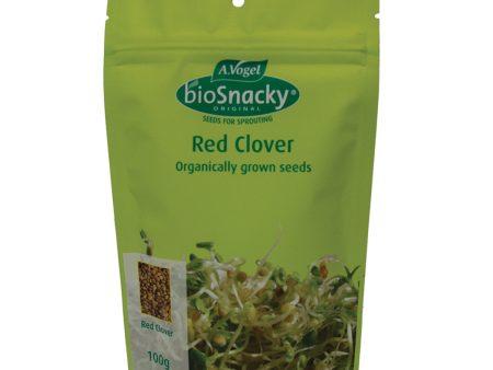 A. Vogel Biosnacky Organic Red Clover Seeds for sprouting 100g Supply