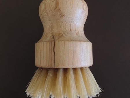 Short handle bamboo Dish Scrubber For Discount