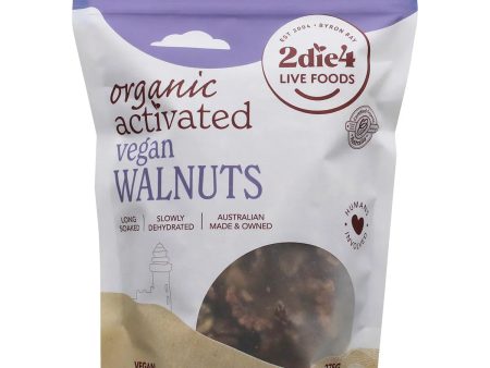 2Die4 Live Foods Activated Organic Vegan Walnuts - 275g For Discount