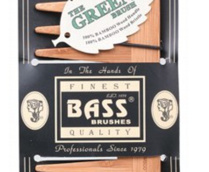 Bass Brushes Bamboo Wood Tortoise Comb Medium - Wide Tooth Online Sale