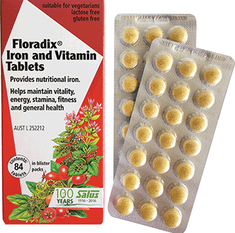 Floradix Iron and Vitamin 84 Tablets Online