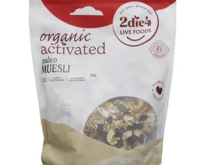 2Die4 Live Foods Organic Activated Paleo Muesli 1kg on Sale