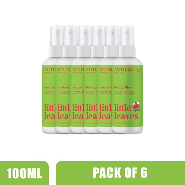 ATTITUDE Hand Sanitizer - Watermelon & Coco - Pack of 6 (100ml each) Hot on Sale