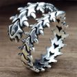 Vintage Punk Centipede Couple Ring Gothic Geometric Spine Five Finger Rings Hip Hop Hyperbole Anime Ring Jewelry Online Hot Sale