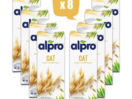 ALPRO Original Oat Drink, 1Ltr - Pack Of 8, Vegan Fashion