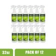 BIOKLEEN Glass Cleaner Spray Pack of 12 (32oz each) Supply