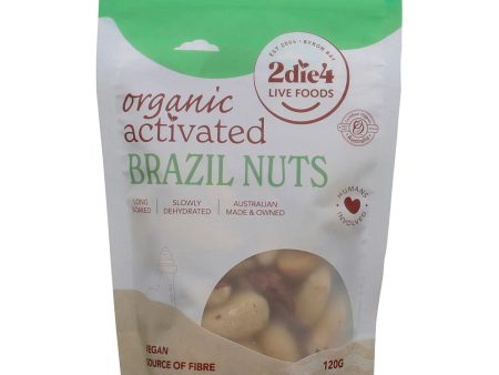 2Die4 Live Foods Activated Organic Brazil Nuts 120g Online