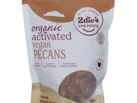 2Die4 Live Foods Organic Activated Pecans Vegan 300g Online Hot Sale