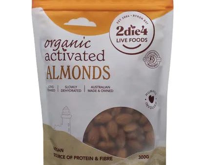 2Die4 Live Foods Activated Organic  Almonds 300g Cheap