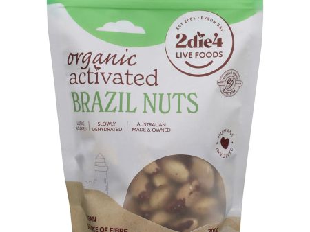 2Die4 Live Foods Activated Organic Brazil Nuts 300g Online Hot Sale