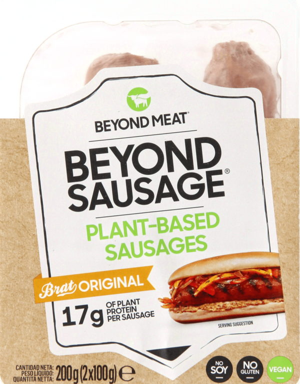 BEYOND MEAT Plant Based Sausages - Brat Original, 200g - Pack of 2 Supply