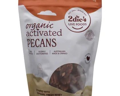 2Die4 Live Foods Organic Activated Pecans With Fresh Whey 300g Cheap