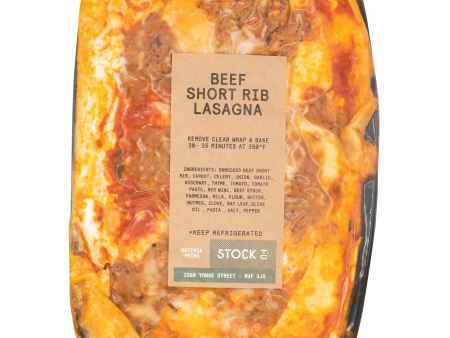 Beef Short Rib Lasagna For Discount