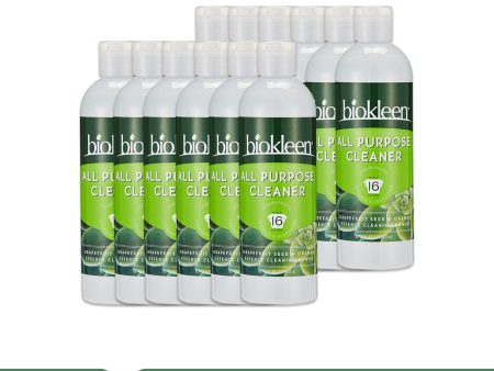 BIOKLEEN All Purpose Cleaner Super Concentrated - Pack of 12 (16oz each) Online Hot Sale