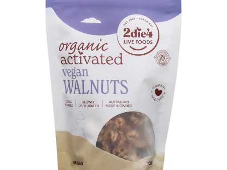 2Die4 Live Foods Activated Organic Vegan Walnuts - 100g Supply