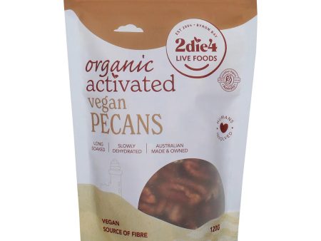 2Die4 Live Foods Organic Activated Pecans Vegan 120g Sale