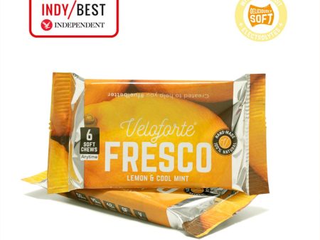 VELOFORTE Fresco Energy Chews Lemon & Cool Mint, 50g Hot on Sale