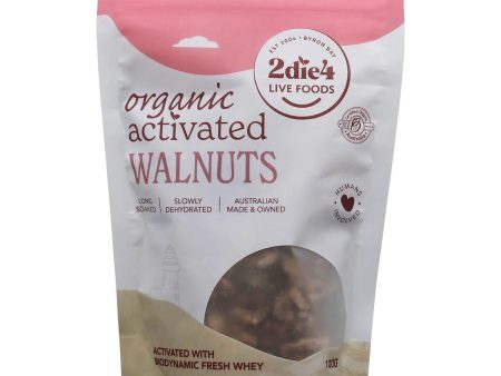 2Die4 Live Foods Organic Activated Walnuts With Fresh Whey 100g For Discount