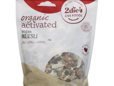 2Die4 Live Foods Organic Activated Muesli 1kg For Discount