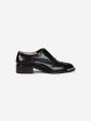 Derbies en cuir noir Hot on Sale