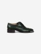 Derbies en cuir vert For Sale